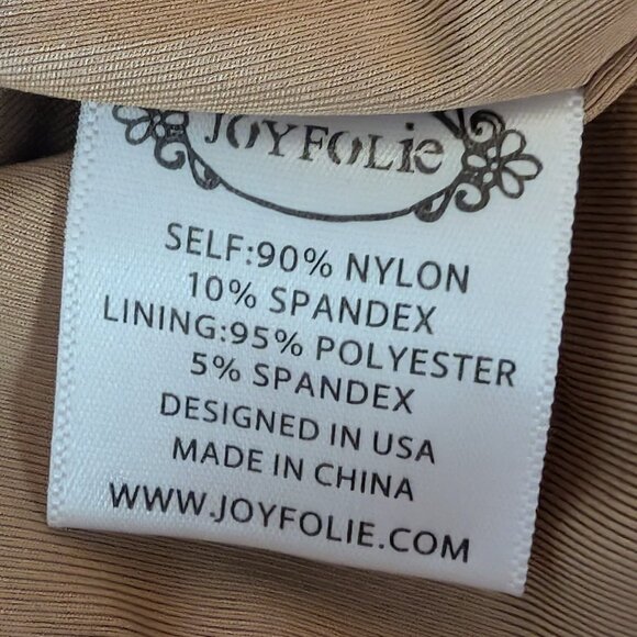 JOYFOLIE Abril Lace Wide Flare Pants in Cream MEDIUM NWOT - Picture 8 of 10